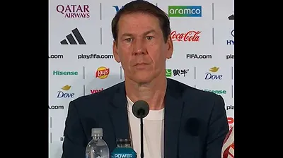 La conférence de presse de Rudi Garcia après la défaite contre l'Espagne.