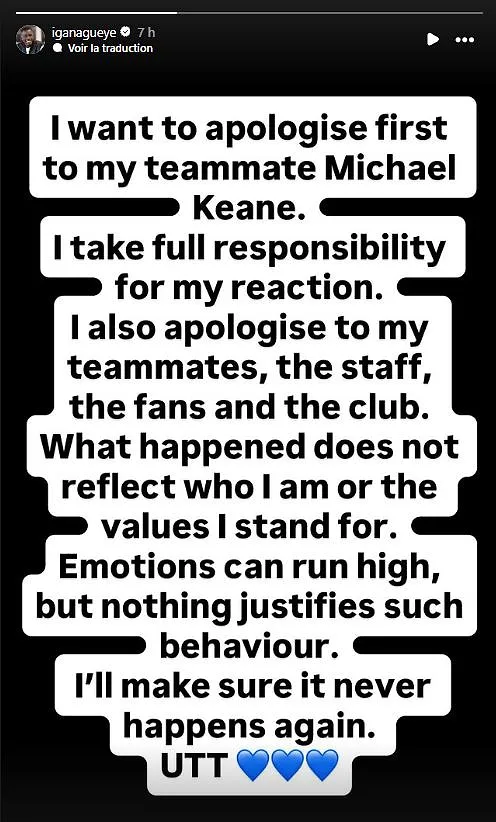 « Ça ne reflète pas qui je suis » : Idrissa Gueye s’excuse après son improbable exclusion (vidéo) - Tom Oliver