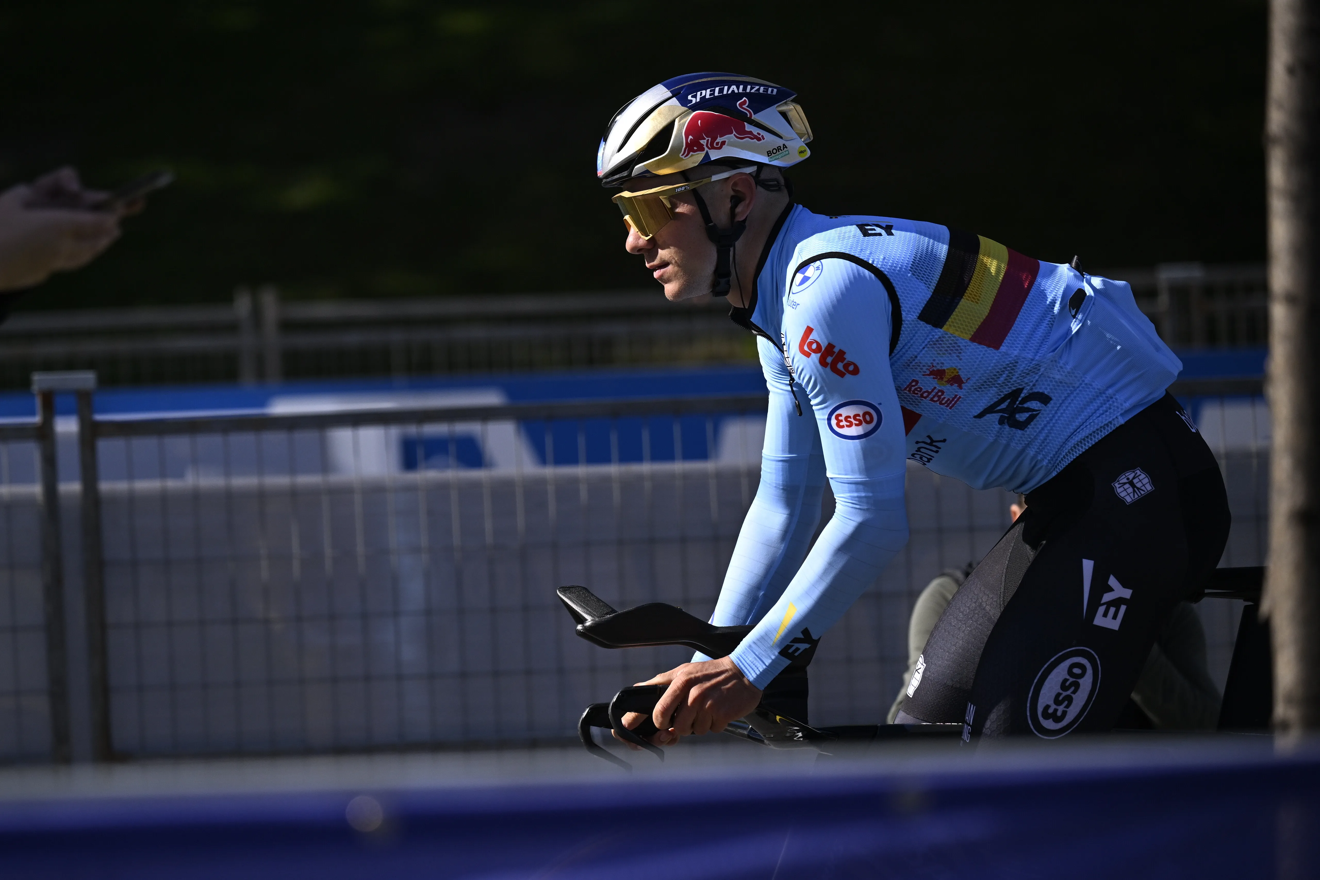 Remco Evenepoel à pied d’œuvre à Montréal : le Belge reconnaît le parcours du chrono - JASPER JACOBS - Samuel Guadi