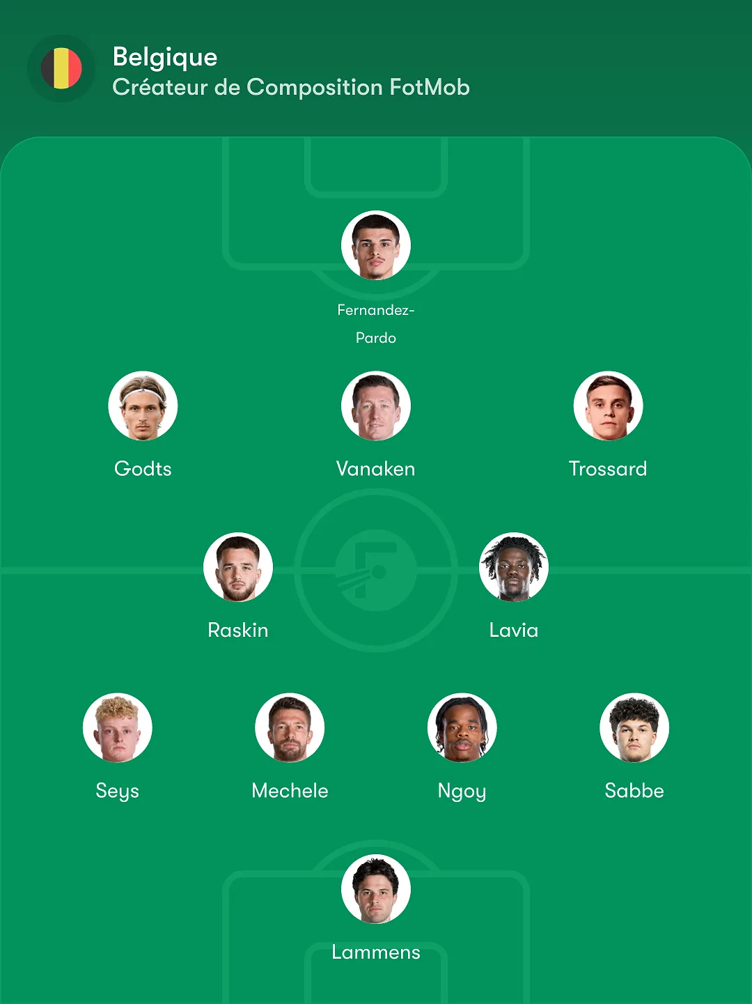 Seys plutôt que De Cuyper, Fernandez-Pardo en pointe : voici notre onze pour France-Belgique - Jérôme Jordens
