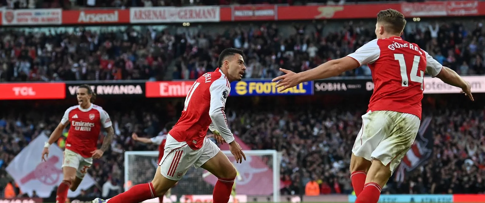 Martinelli passait par là dans le temps additionnel, partage entre Arsenal et Manchester City - Belga