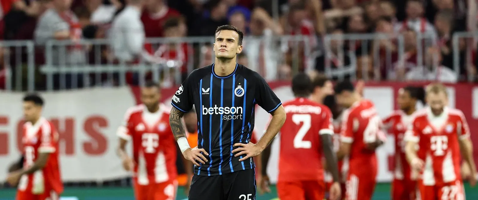 Le Club Bruges sèchement battu par le Bayern Munich de Vincent Kompany - Belga
