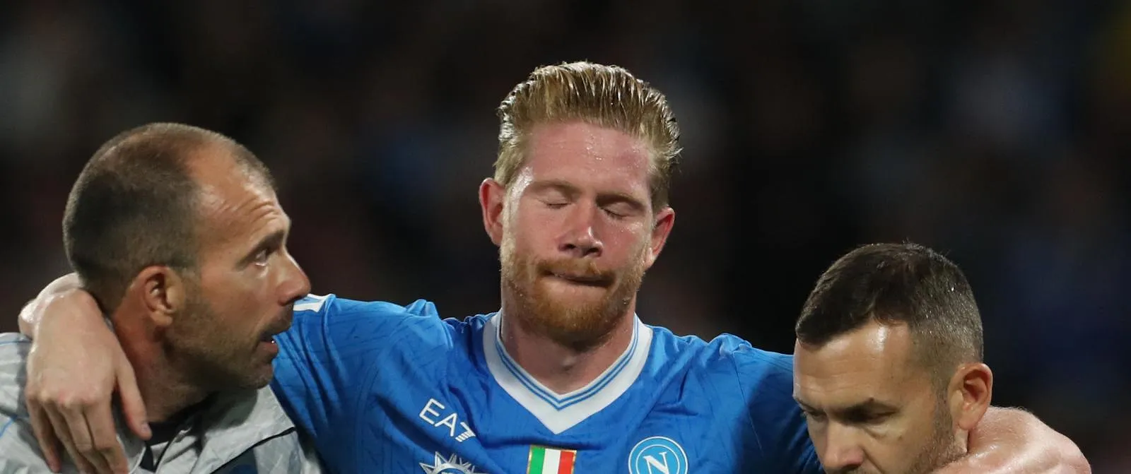 Kevin De Bruyne marque sur penalty face à l’Inter mais se blesse en le frappant - Jérôme Jordens