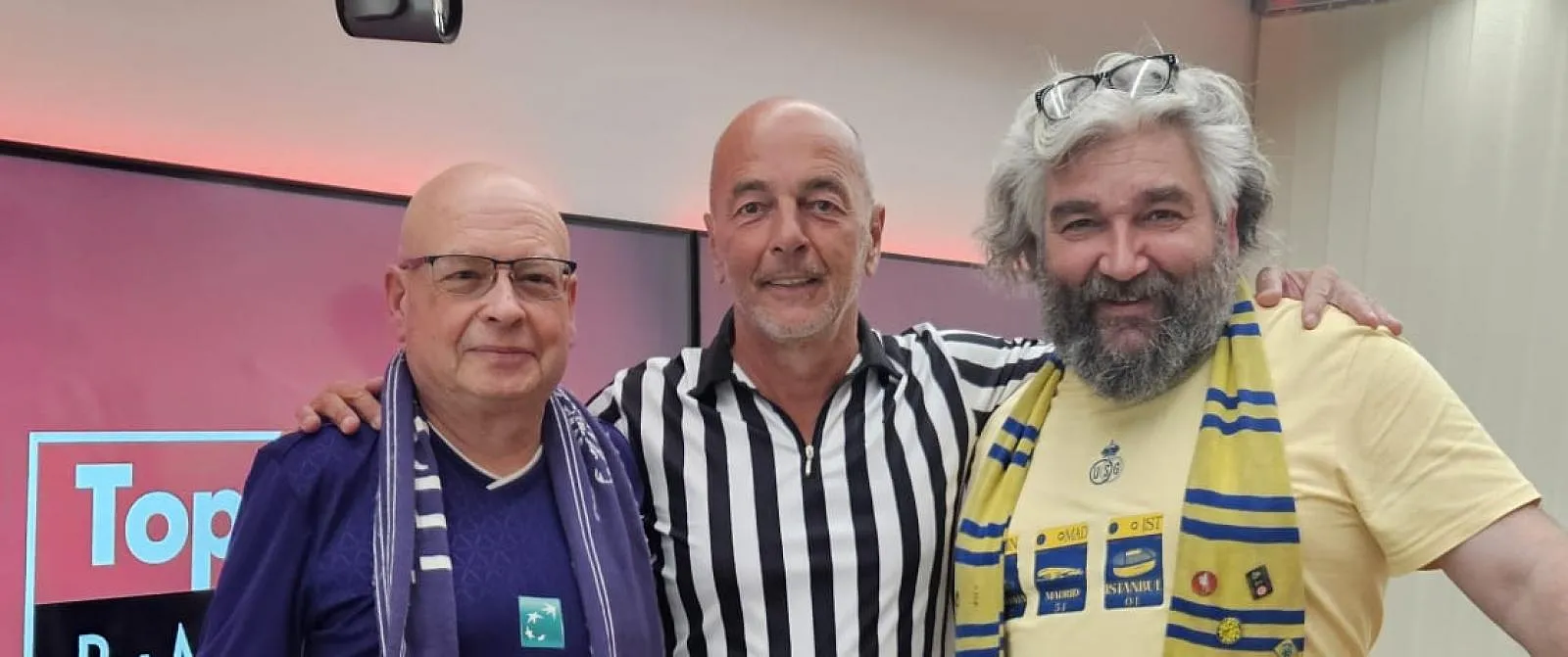 Derby bruxellois, Genk – Standard... : Marc Delire préface les affiches du week-end dans Top Prono avec deux fans ! - Tom Oliver