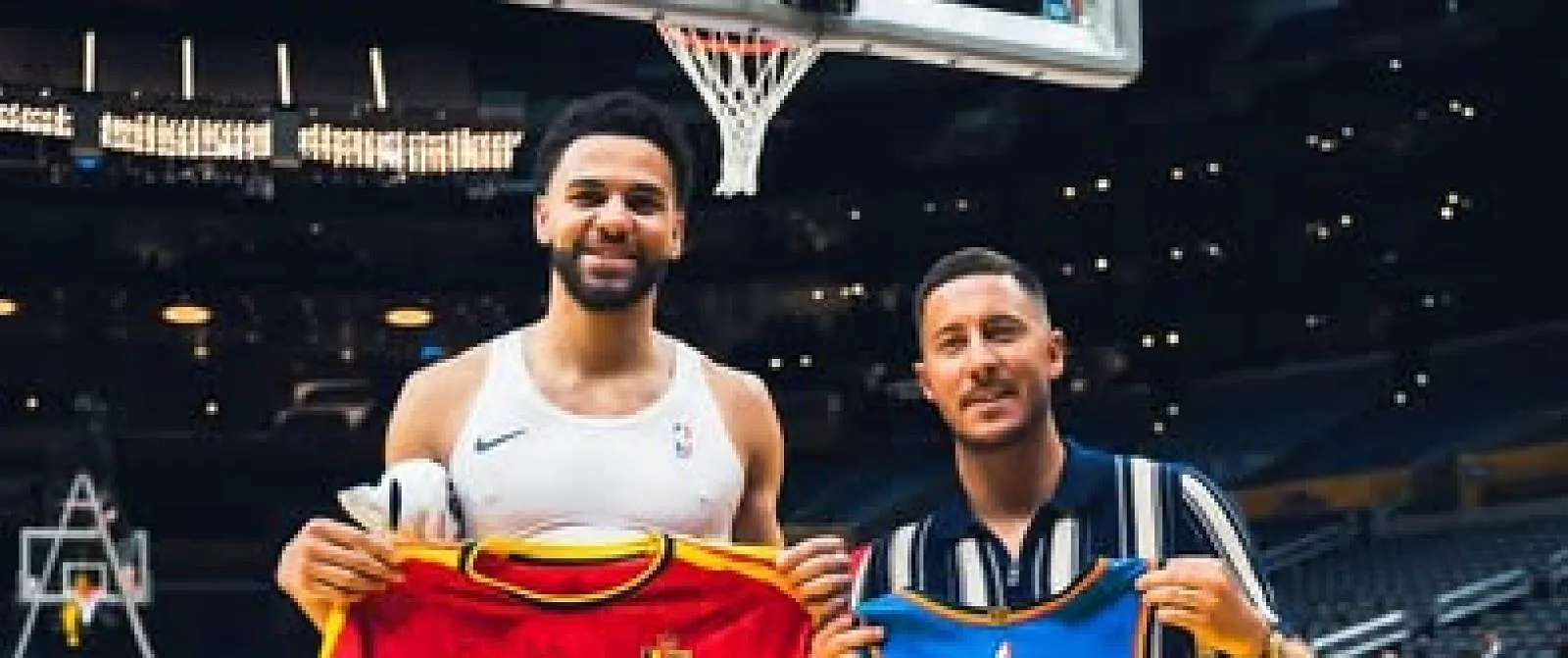 « Quel match de mon gars Ajay » : sous les yeux d’Eden Hazard, Ajay Mitchell réalise une performance XXL face aux Lakers - Jérôme Jordens