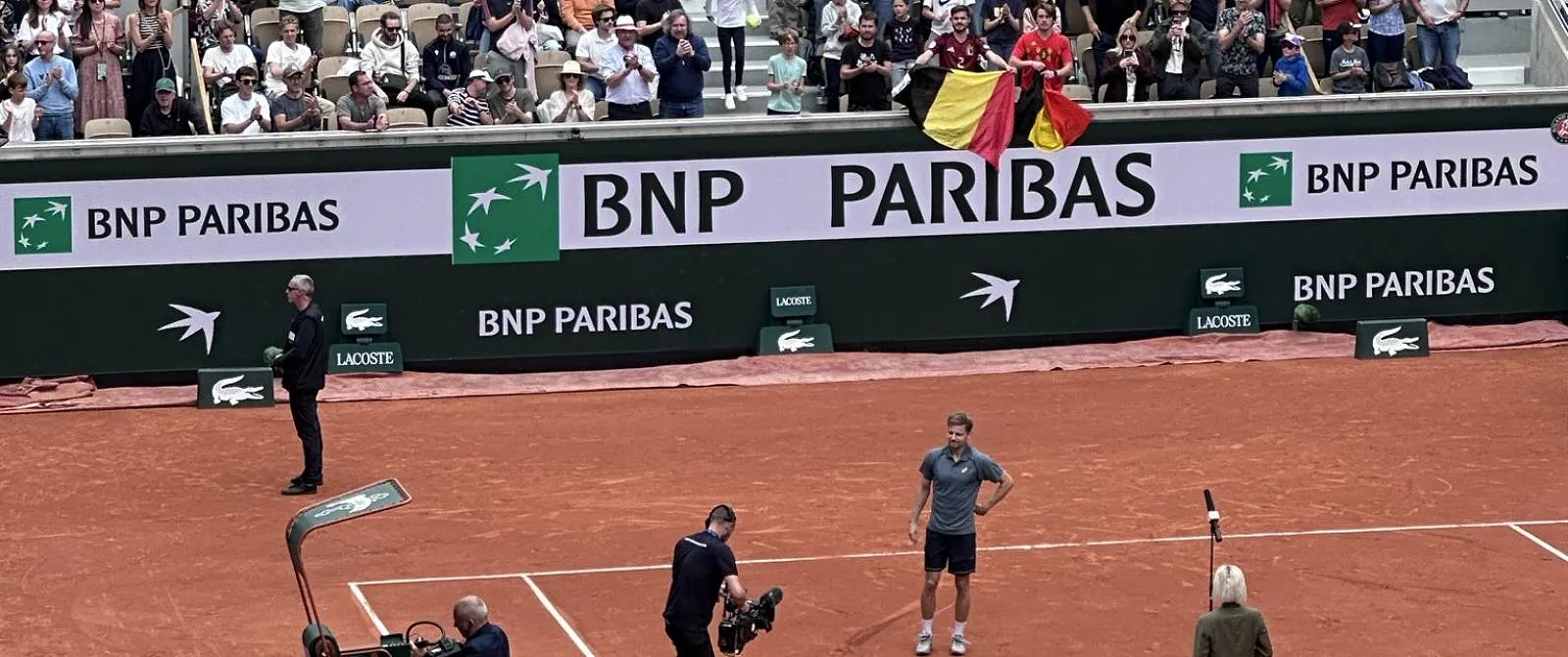 Battu au deuxième tour des qualifs par Toby Samuel, David Goffin fait ses adieux à Roland-Garros - Belga