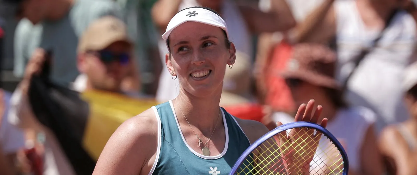 « La clé, c’était d’être agressive » : Elise Mertens revient sur sa victoire au premier tour de Roland-Garros - Belga