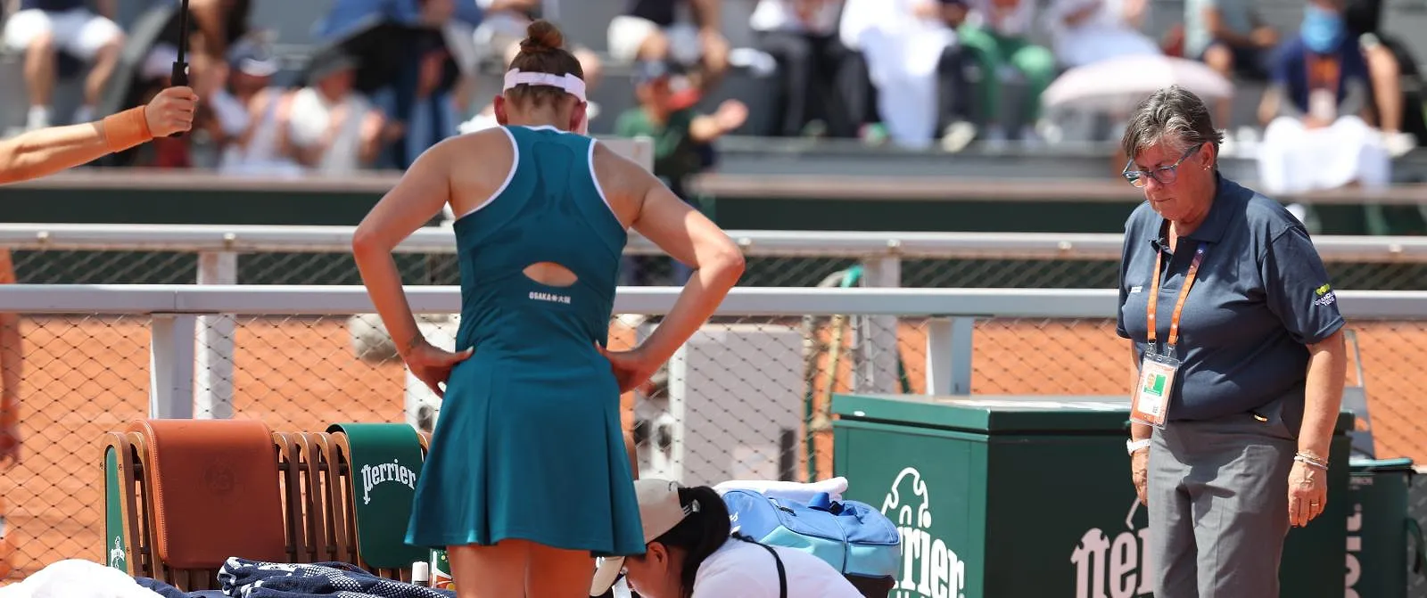 Touchée au mollet droit, Elise Mertens perd au second tour de Roland-Garros - Belga
