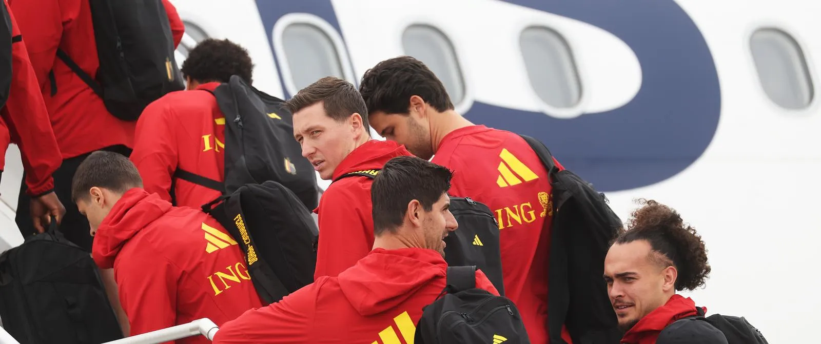 Les Diables rouges se sont envolés pour les États-Unis - Belga