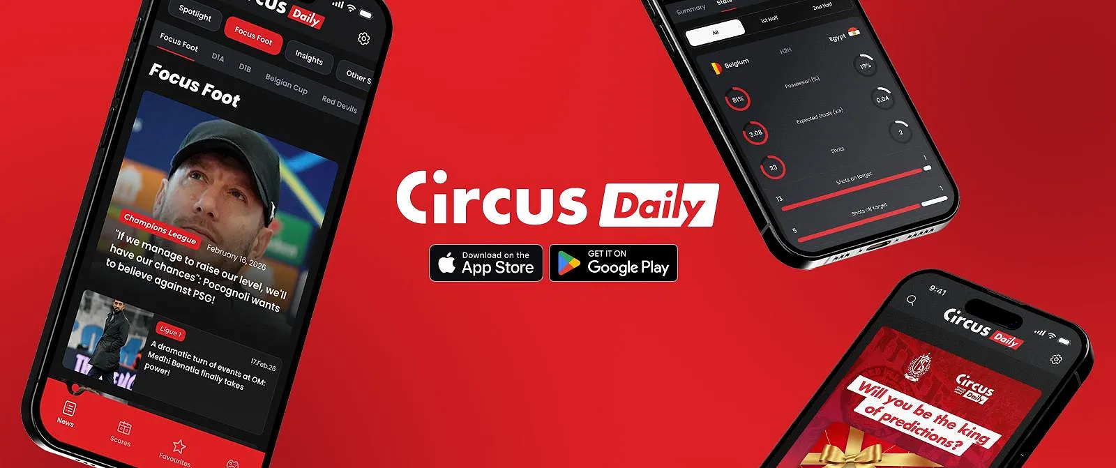 La nouvelle application Circus Daily est arrivée : télécharge-la ici ! - Circus Daily