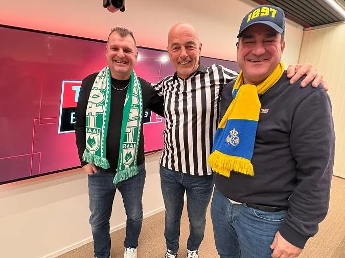 Marc Delire préface Union – La Louvière avec un supporter de chaque camp dans « Top Prono » (vidéo)