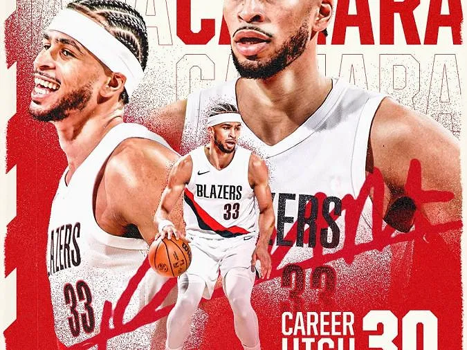 L’exploit de Toumani Camara : il devient le premier Belge à inscrire 30 points dans un match NBA (vidéo)