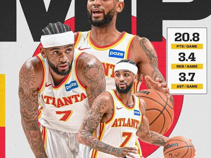 NBA : Nickeil Alexander-Walker (Atlanta) élu MIP de la saison !