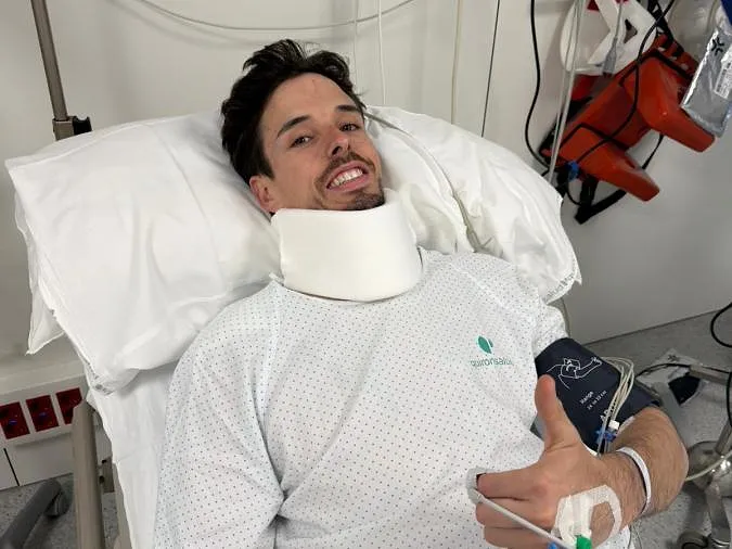 GP de Catalogne : Alex Marquez souffre de fractures à la clavicule droite et d’une vertèbre cervicale après sa violente chute