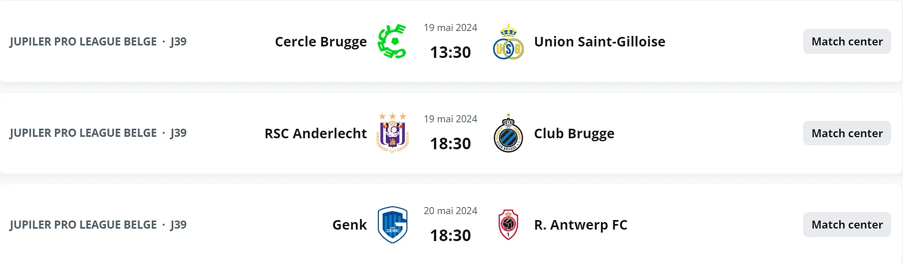 Beslissende clash tussen Brugge en Union deze maandag: de stand van zaken in de titelstrijd van de Pro League - https://www.proleague.be