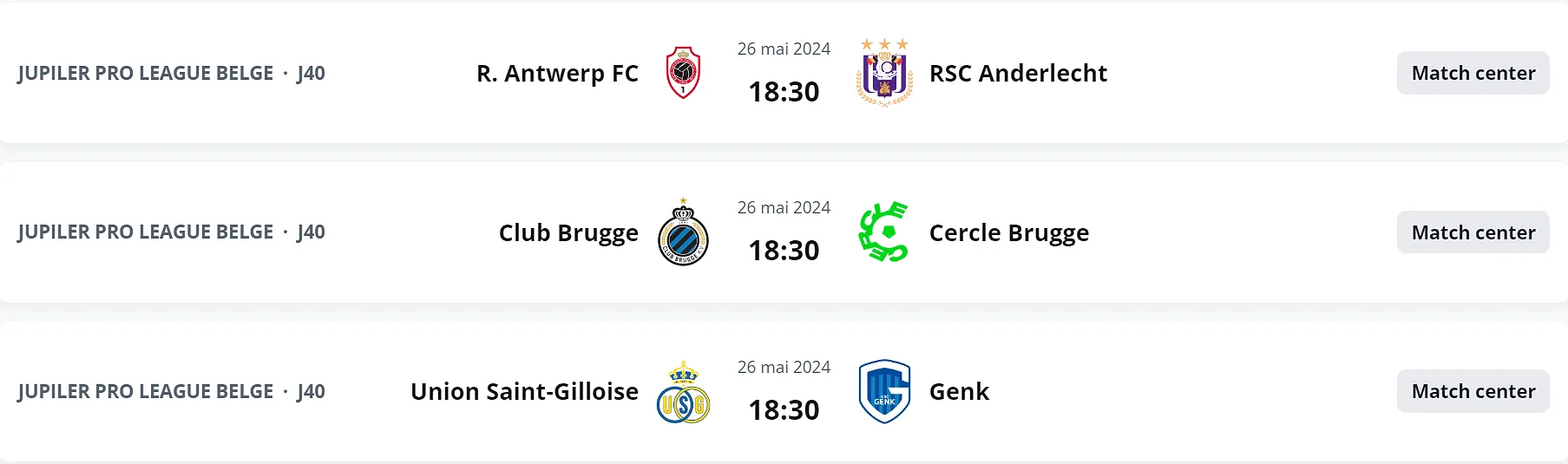 Beslissende clash tussen Brugge en Union deze maandag: de stand van zaken in de titelstrijd van de Pro League - https://www.proleague.be