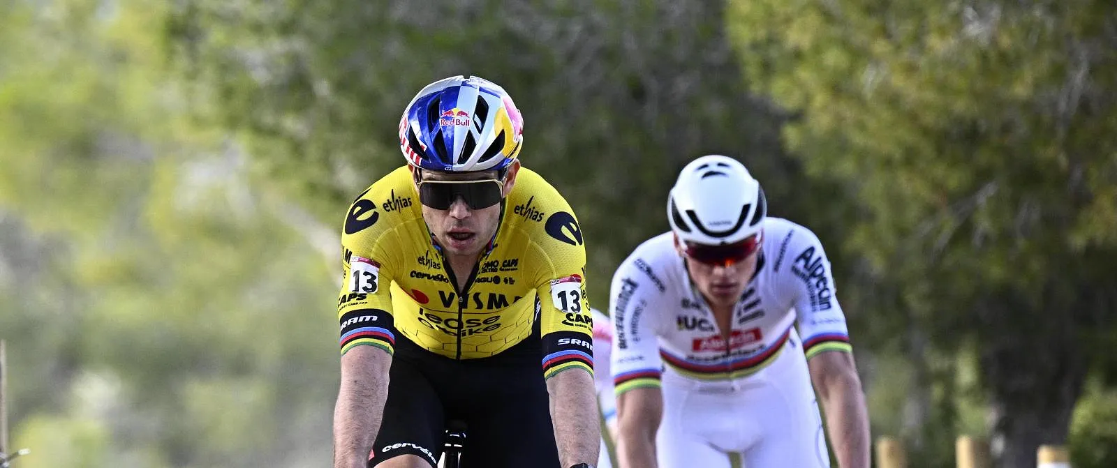 Wout van Aert maakt zijn cyclocrosskalender bekend: hij neemt het vijf keer op tegen Mathieu van der Poel! - Belga