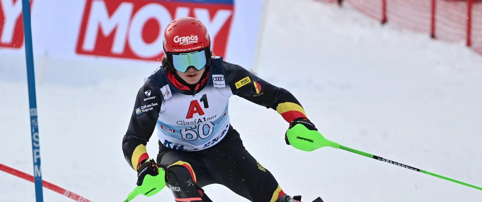 OS 2026: Zware tegenvaller voor Sam Maes na val en opgave in eerste manche van de reuzenslalom - Belga