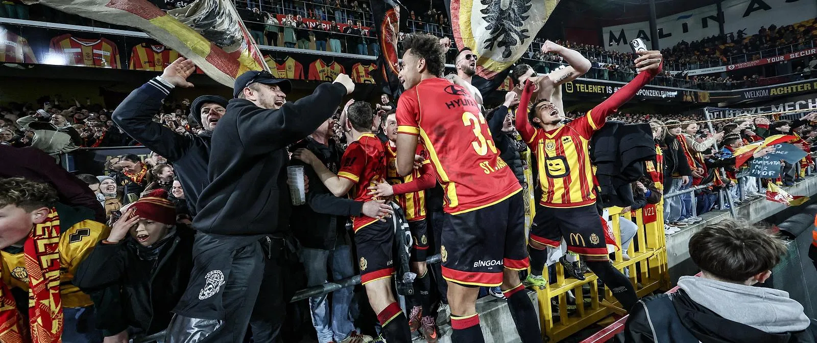 Mechelen wint in het slot tegen Anderlecht (1-0) en plaatst zich voor de Champions’ Play-offs - Belga