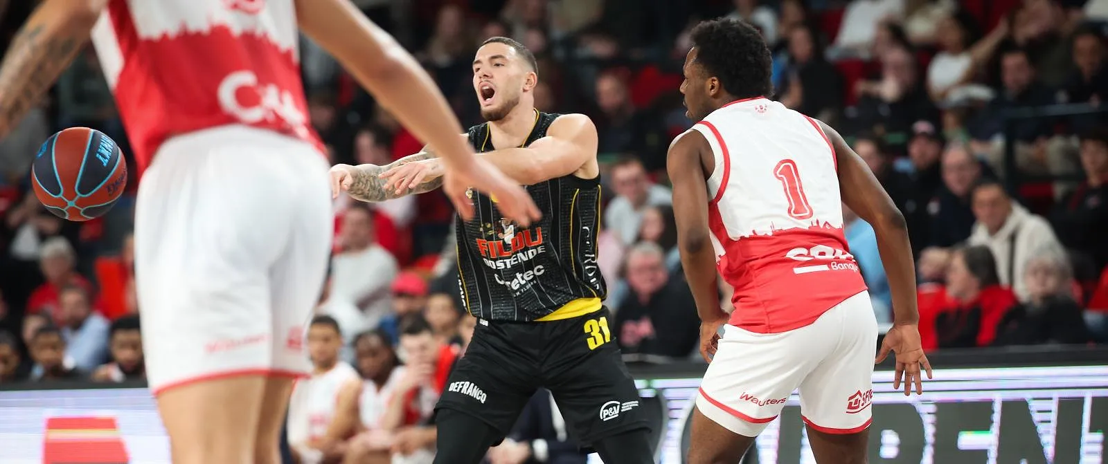 Oostende onderuit tegen Charleroi in BNXT League - Belga
