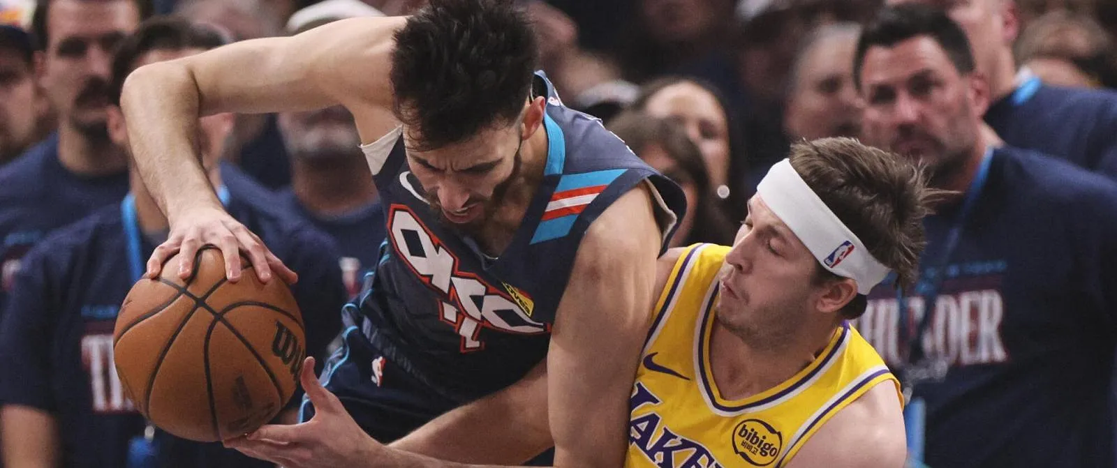 OKC en Ajay Mitchell slaan kloof tegen de Lakers, Detroit doet hetzelfde tegen Cleveland - Circus Daily