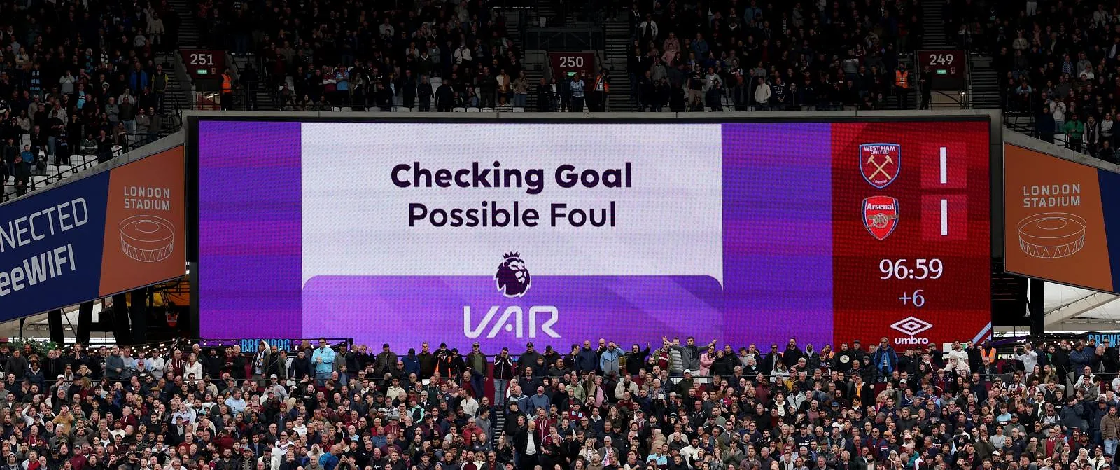 West Ham dient klacht in na afgekeurd doelpunt tegen Arsenal - Circus Daily
