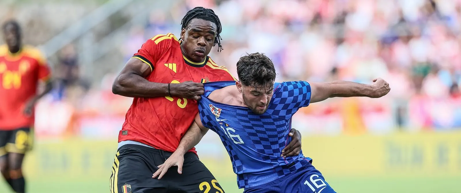 Nathan Ngoy, sterk bij de Rode Duivels : « In de basis bij het WK ? Ik probeer daar niet aan te denken » - Belga