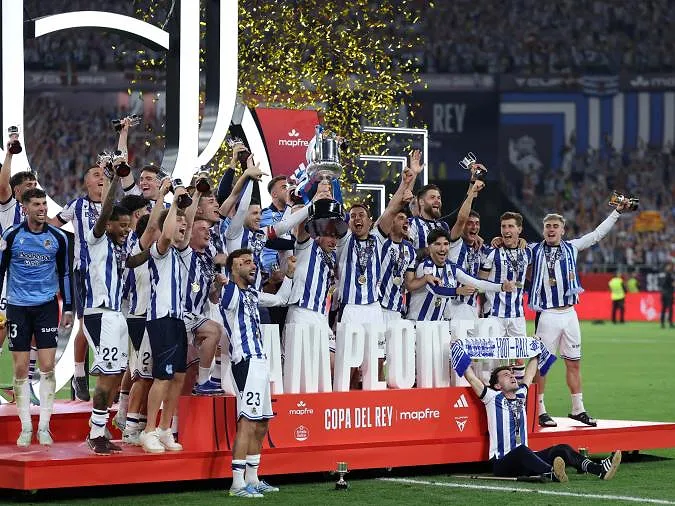 Copa del Rey: Real Sociedad verslaat Atlético Madrid in finale na strafschoppen en wint Spaanse beker
