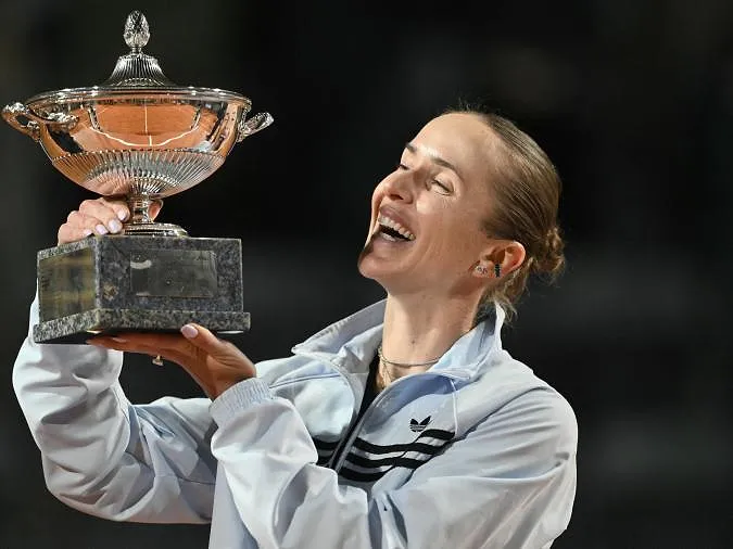WTA Rome - Elina Svitolina pakt derde eindzege in Rome