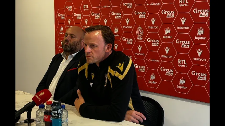 Vincent Euvrard encore frustré par la fin de match contre Malines.