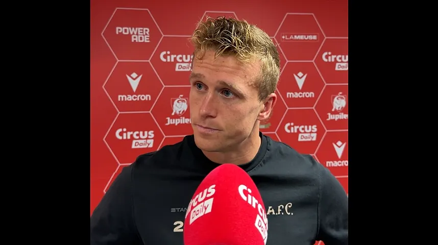 De reactie van Thibo Somers na de nederlaag tegen Standard.