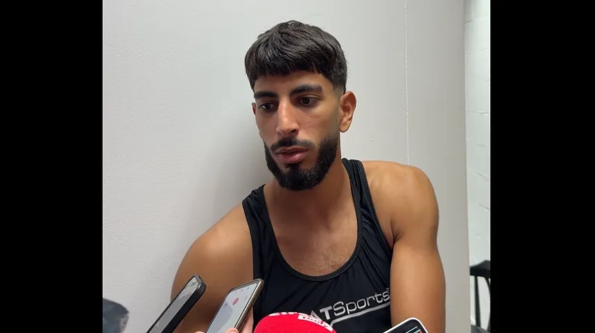 Rayan Touzghar est ambitieux mais prudent : « il ne faut quand même pas s’enflammer. »