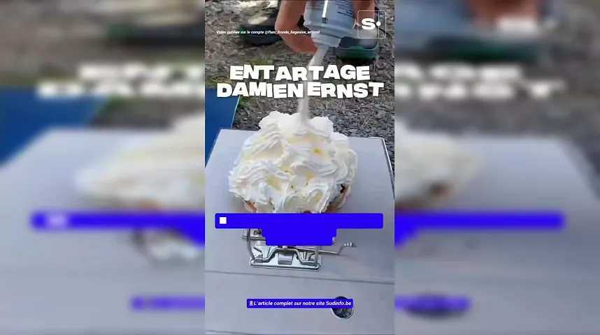Damien Ernst violemment agressé à la tarte à la crème fraîche en plein cours à l’Université de Liège !