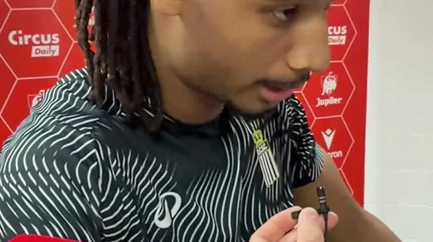 "On a voulu célébrer avec nos supporters et ça a dérapé", Camara s'exprime sur les débordements du choc wallon.