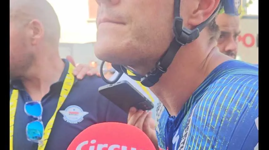 Jasper Stuyven analyseert zijn prestatie in de 17de etappe. - Jasper Stuyven analyseert zijn prestatie in de 17de etappe.