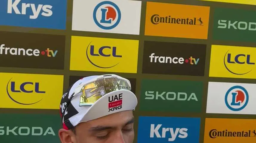 Isaac Del Toro aux anges après sa 3e place : "Je suis super content et reconnaissant d’être ici aujourd’hui"