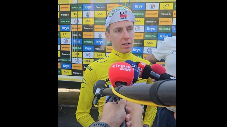 Tadej Pogacar après sa victoire : "Je voulais vraiment gagner celle-ci. » - Tadej Pogacar après sa victoire : "Je voulais vraiment gagner celle-ci. »
