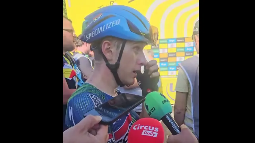 De reactie van Ilan Van Wilder na de 19e etappe van de Tour de France - De reactie van Ilan Van Wilder na de 19e etappe van de Tour de France