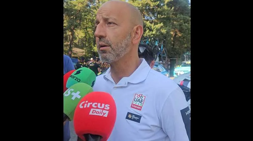 Matxin se veut rassurant : « Tadej est à 100 %. »