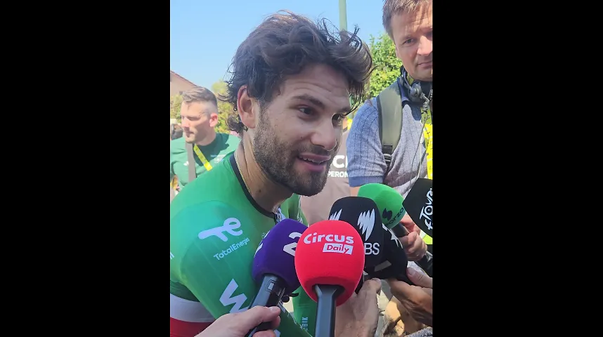 Filippo Ganna : "Remco est le favori du contre-la-montre"