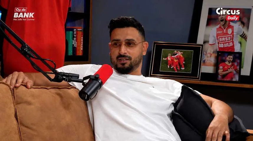 "Op de Bank" : Jelle Van Damme verwelkomt Nacer Chadli - "Op de Bank" : Jelle Van Damme verwelkomt Nacer Chadli