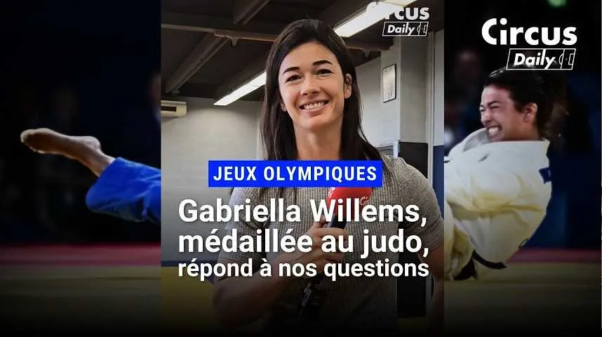 Paris 2024 : Gabriella Willems, médaillée au judo, répond à nos questions