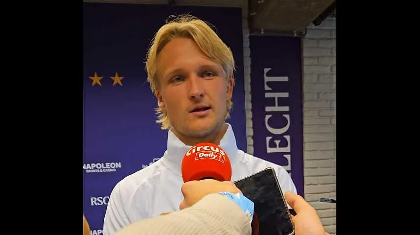 Clasico: Dolberg blikt terug op de overwinning van Anderlecht tegen Standard